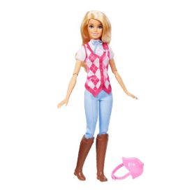 Boneca Barbie Malibu Equitação Mattel - HXJ38