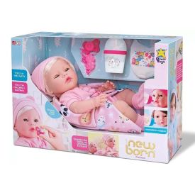 Boneca Diver New Born Premium Menina Divertoys - 8153