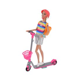  Boneca Helena com Patinete e Acessórios Havan Toys - HBR0662