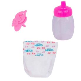 Boneca Lisa Faz Xixi Com Acessórios Super Toys - Rosa