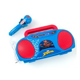 Boombox Infantil Karaoke Spiderman Candide - 5871