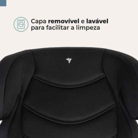 Booster Stage Assento De Elevação Infanti - Preto Eclipse