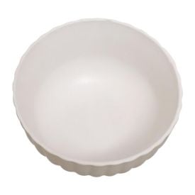 Bowl Redondo De Cerâmica Bella Branco Hauskraft -  450ML