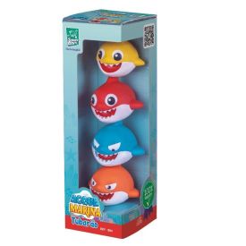 Brinquedo Acqua Marina Tubarões 4 Peças Super Toys - 584