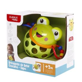 Brinquedo De Bebê Chocalho Sapo Havan Baby - HBR0769