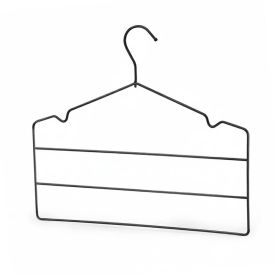 Cabide Triplo Para Calça Com Cavas Arthi - Preto