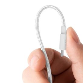 Cabo Usb Tipo-C P/ Tipo-C 60W  Elg Branco 1 Metro