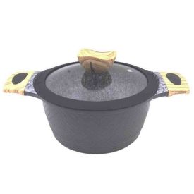 Caçarola com Tampa Indução Havan Casa 20Cm - Granito