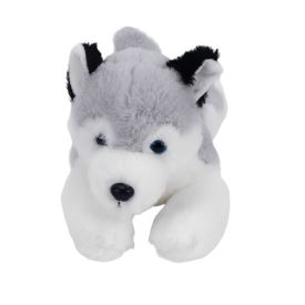 Pelúcia Cachorro Husk Deitado Cinza - Havan Toys