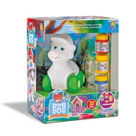 Cachorro Pinta E Repinta Animais Em Vinil Divertoys - A8346