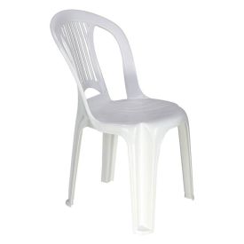 Cadeira De Plástico Empilhável Bistrô Boa Viagem Tramontina - Branco