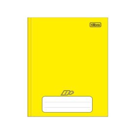 Caderno Brochura 1 Matéria 1/4 D+ Amarelo 96 Folhas Tilibra - 116726