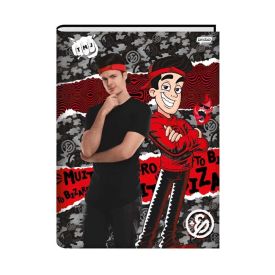 Caderno Capa Dura 1/4 Enaldinho 80 Folhas Jandaia - Sortido