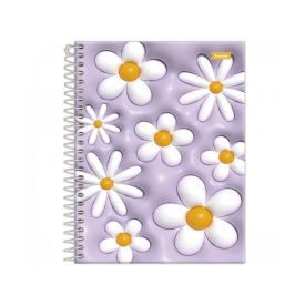 Caderno Capa Dura 1/4 Espiral Nicecream 80 Folhas Foroni - Sortido
