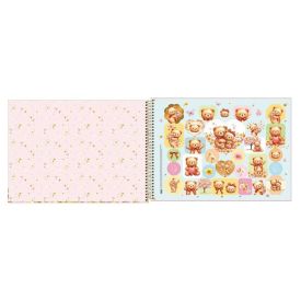 Caderno Cartografia e Desenho Capa Dura Love Bears 80 Folhas Tilibra - Sortido