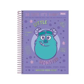 Caderno Colegial Espiral Papel de Carta Sulley 80 Folhas Foroni - Sortido