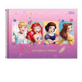Caderno De Desenho Princesas Tilibra - Sortido