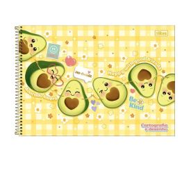 Caderno Cartografia e Desenho Abacute 80 Folhas Tilibra - Sortido