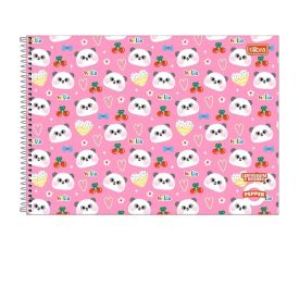 Caderno Cartografia e Desenho Espiral Pepper 80 Folhas Tilibra - Sortido