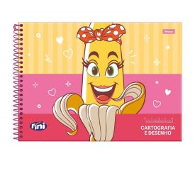 Caderno Cartografia e Desenho Plus Fini 80 Folhas Foroni - Sortido