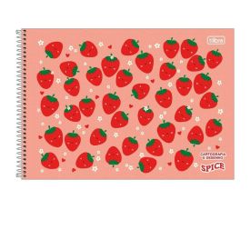 Caderno De Desenho Spice 80 Folhas Tilibra - Sortido