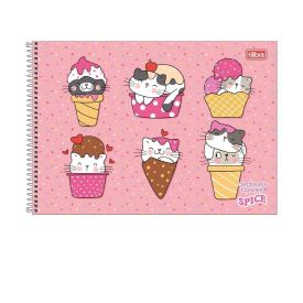 Caderno Cartografia e Desenho Capa Dura Spice 80 Folhas Tilibra - Sortido