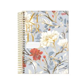 Caderno Espiral 1/8 Liberty 80 Folhas Jandaia - Sortido