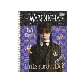 Caderno Espiral 1 Matéria Universitário Wandinha Tilibra - 348392