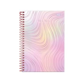 Caderno Espiral Capa Dura 1/4 Blush 80 Folhas Foroni - Sortido