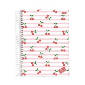 Caderno Espiral Capa Dura Stella 80 Folhas Jandaia - Sortido