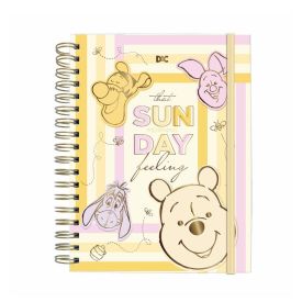 Caderno Smart Universitário Pooh Dac - 80 Folhas
