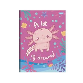 Caderno Universitário Brochura Grande Axolove 80 Folhas Foroni - Sortido