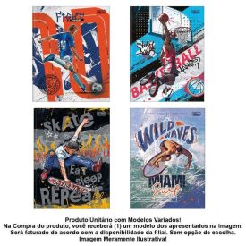 Caderno Universitário Capa Dura Do It 80 Folhas Tilibra - Sortido