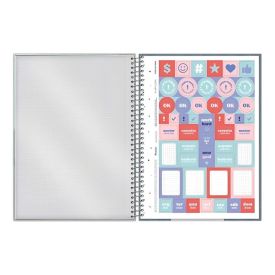 Caderno Universitário Espiral Furfriends 80 Folhas Foroni - Sortido
