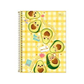 Caderno Universitário Espiral Abacute 80 Folhas Tilibra - Sortido