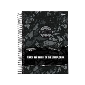 Caderno Universitário Espiral Adventure 80 Folhas Jandaia - Sortido