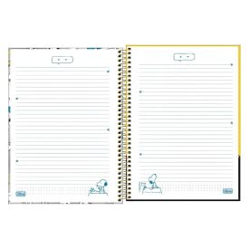 Caderno Universitário Espiral Capa Dura Snoopy Core 80 Folhas Tilibra - Sortido