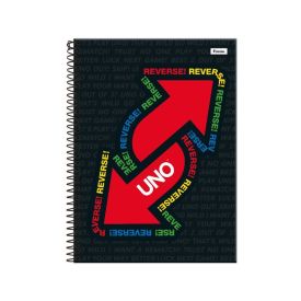 Caderno Universitário Espiral Capa Dura Uno 160 Folhas Foroni - Sortido