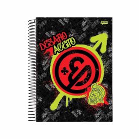 Caderno Universitário Espiral Enaldinho 80 Folhas Jandaia - Sortido
