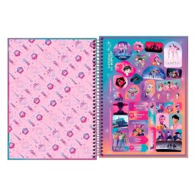 Caderno Universitário Espiral Guerreiras do K-Pop 80 Folhas Tilibra - Sortido