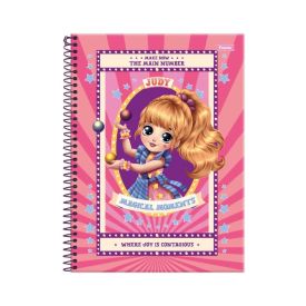 Caderno Universitário Espiral Judy 80 Folhas Foroni - Sortido