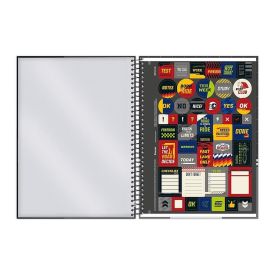 Caderno Universitário Espiral Motoclub 160 Folhas Foroni - Sortido