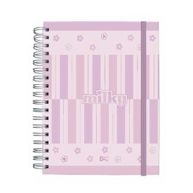 Caderno Universitário Smart Milky Dac - 80 Folhas