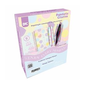 Caixa Criativa Enjoy Caderno Smart Colegial e Estojo - DAC