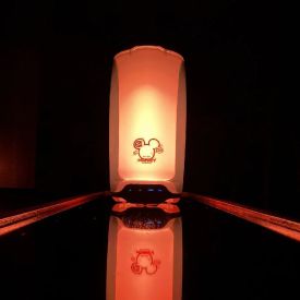 Caixa De Som Bluetooth Handz Bege Com Karaokê - Mickey