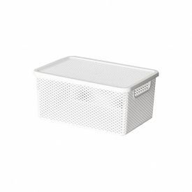 Caixa Organizadora Com Tampa Linea Paramount 4,8 Litros - Branco