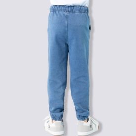 Calça Jeans Infantil Masculina Jogger 4 a 10 Anos Hot Dog