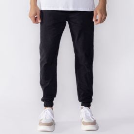 Calça Jogger Masculina De Sarja Marc Alain Preto