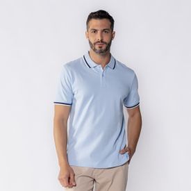 Camisa Polo Masculina De Algodão Marc Alain
