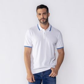 Camisa Polo Masculina De Algodão Marc Alain